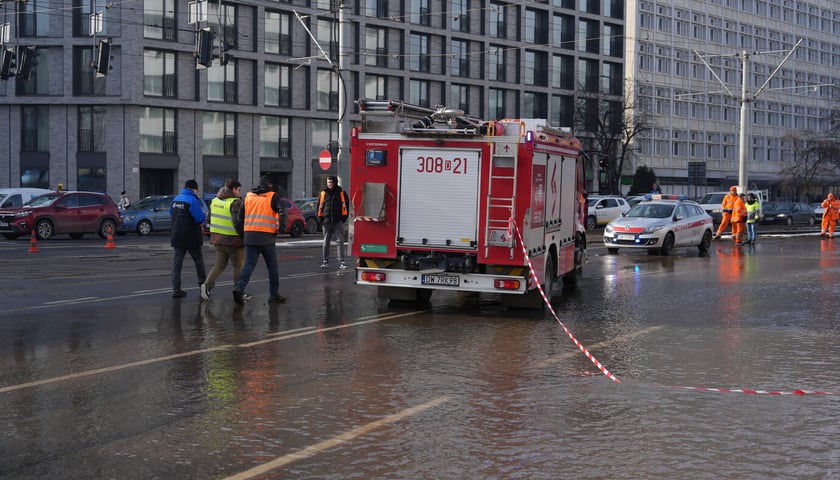 Awaria magistrali w centrum Wrocławia - 19 lutego