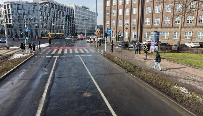 Awaria magistrali w centrum Wrocławia - 19 lutego