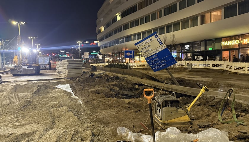 Naprawa awarii magistrali wodociągowej