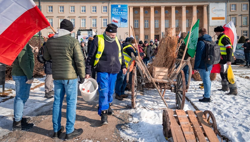 Protest związkowc&oacute;w 20 lutego 2026