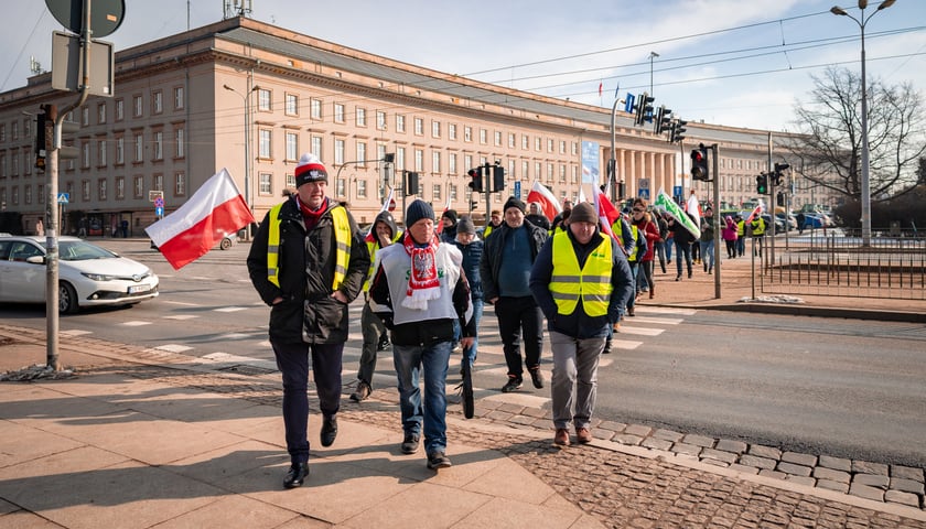 Protest związkowc&oacute;w 20 lutego 2026