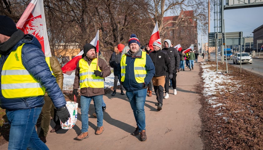 Protest związkowc&oacute;w 20 lutego 2026