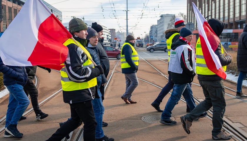 Protest związkowc&oacute;w 20 lutego 2026