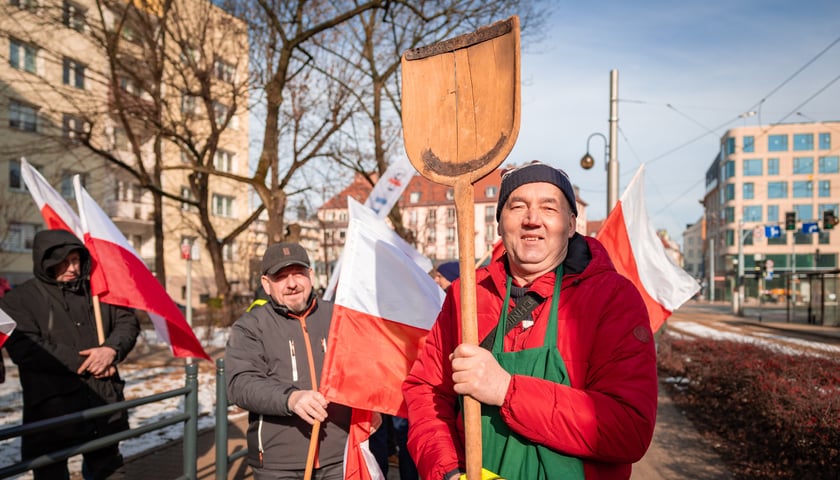 Protest związkowc&oacute;w 20 lutego 2026