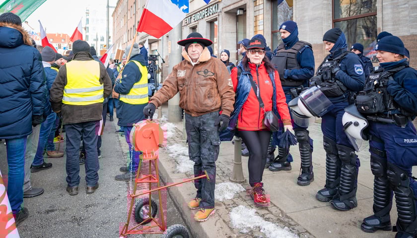 Protest związkowc&oacute;w 20 lutego 2026