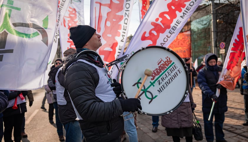 Protest związkowc&oacute;w 20 lutego 2026
