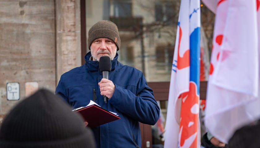 Protest związkowc&oacute;w 20 lutego 2026