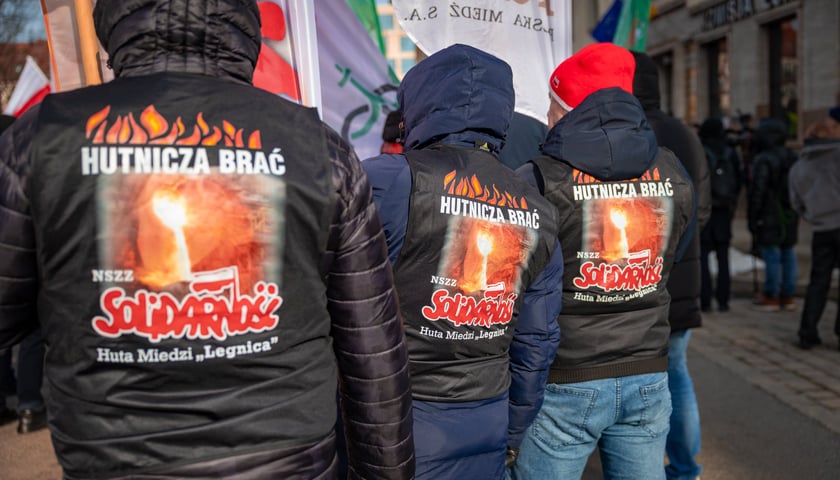 Protest związkowc&oacute;w 20 lutego 2026