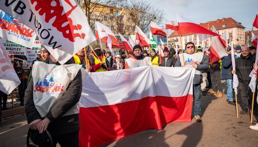Protest związkowc&oacute;w 20 lutego 2026
