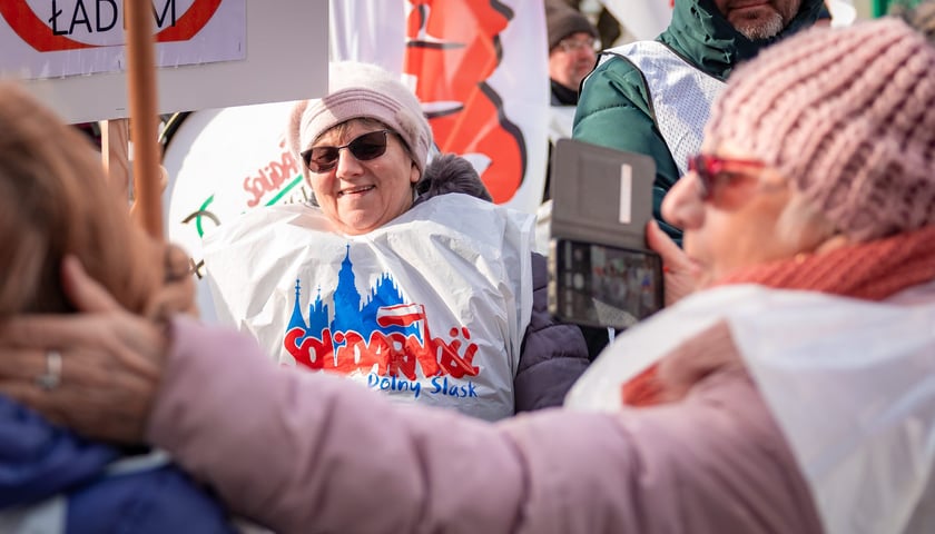 Protest związkowc&oacute;w 20 lutego 2026