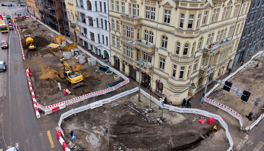 Przebudowa węzła przesiadkowego Drobnera-Dubois - luty 2026 rok