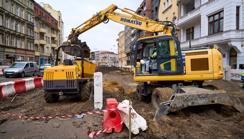 Przebudowa węzła przesiadkowego Drobnera-Dubois - luty 2026 rok