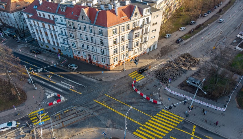 Przebudowa ulicy Gajowickiej - stan na 27 lutego 2026