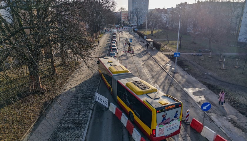 Przebudowa ulicy Gajowickiej - stan na 27 lutego 2026