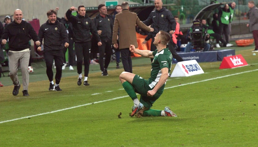Mecz Śląsk Wrocław - Chrobry Głog&oacute;w. Wrocław, Tarczyński Arena, 28.02.2026