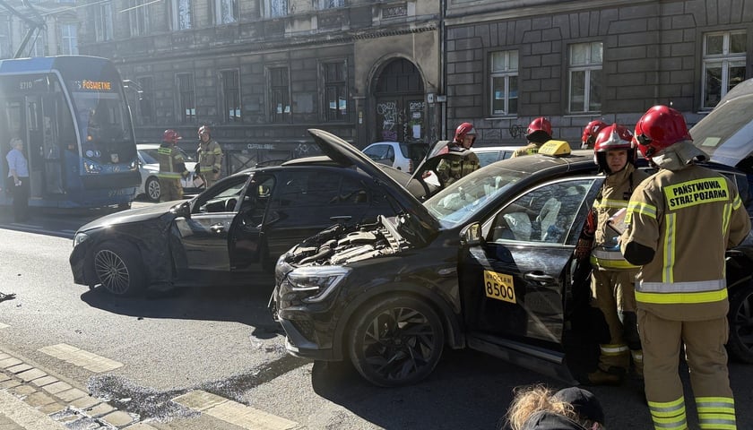 Stłuczka na Podwalu 3 marca 2026