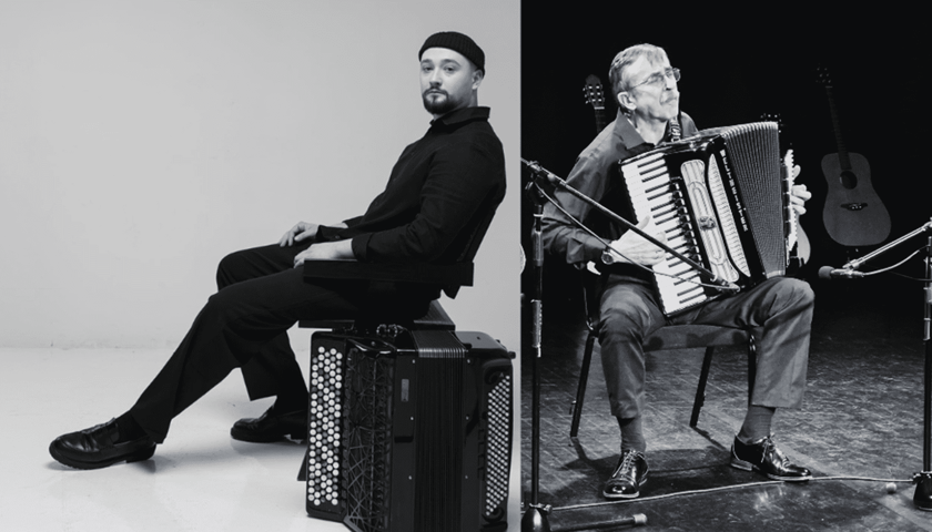 Z lewej: Lucas Gogol, z prawej: Stanisław Tarchała. Koncert obu artystów w CAL Ołtaszyn zaplanowano na 14 marca 2026.