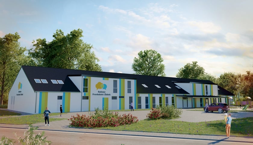 Wizualizacja nowej placówki przy ul. Starogajowej we Wrocławiu