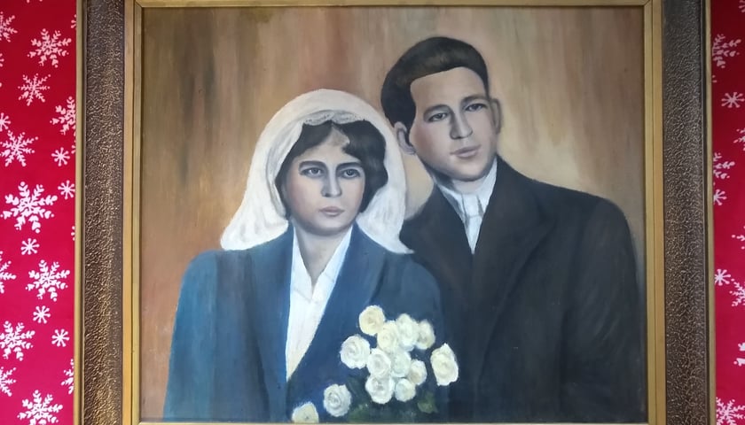 Jeden z portretów ślubnych, który będzie można zobaczyć na wystawie w Galerii MiserArt we Wrocławiu