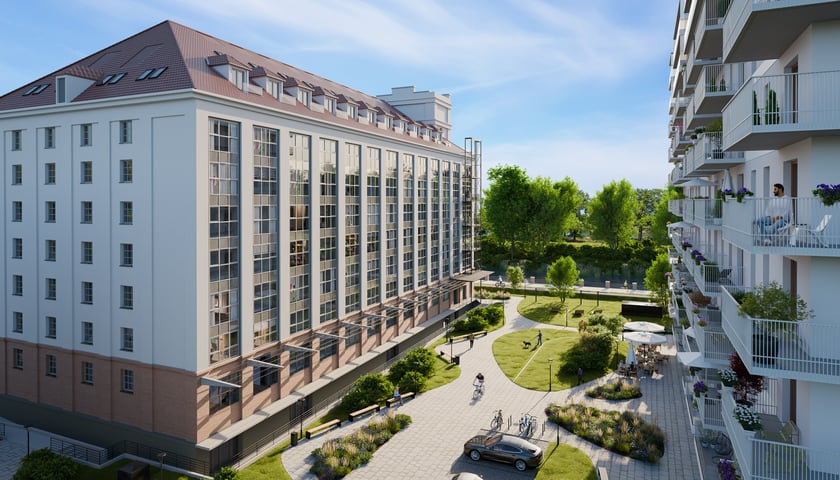 <p>Wizualizacja inwestycji "Elewator. Mieszkania i Lofty"</p>