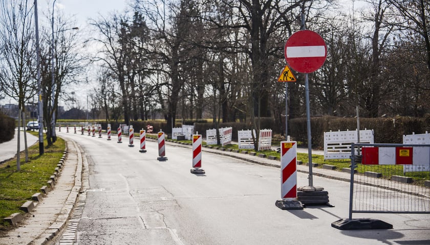 Remont ulicy Łużyckiej - tymczasowa organizacja ruchu. Wrocław, 14.03.2026