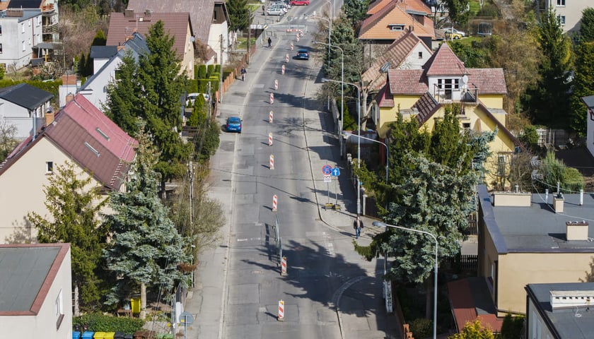 Remont ulicy Łużyckiej - tymczasowa organizacja ruchu. Wrocław, 14.03.2026