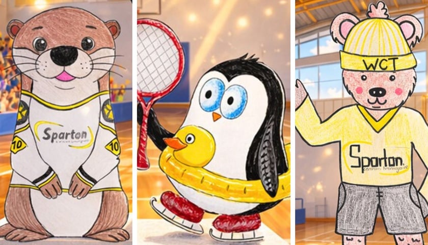 Wydra, pingwin i miś - propozycje na maskotkę Spartana
