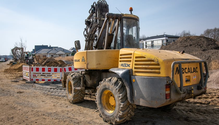 Zdjęcia z prac MPWiK prowadzonych na Żernikach