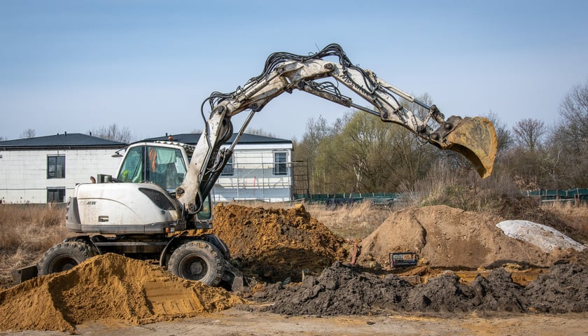 Zdjęcia z prac MPWiK prowadzonych na Żernikach