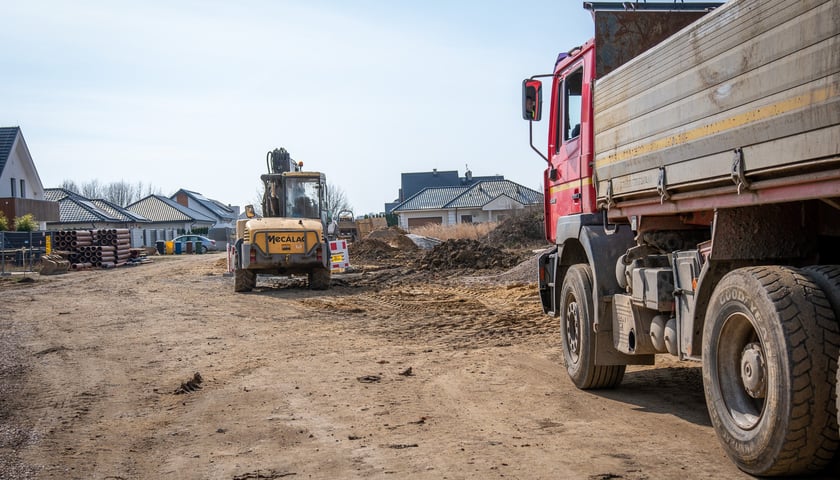 Zdjęcia z prac MPWiK prowadzonych na Żernikach