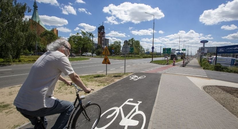 Rozpoczęła się budowa drogi rowerowej przy ul. Hubskiej