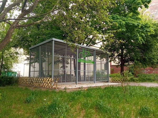 Nowa wiata rowerowa przy ul. św. Antoniego