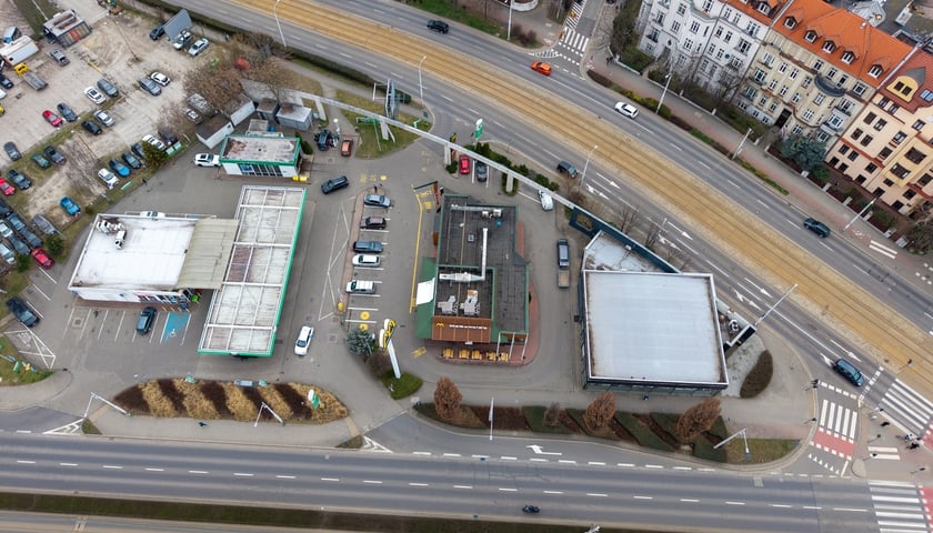 Stacja paliw przy Kredce i Ołówku