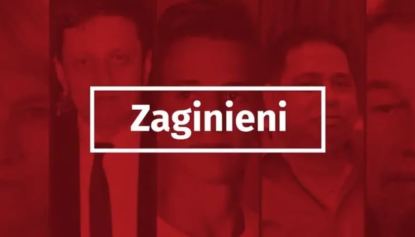 Napis ''zaginiony'', zdjęcie ilustracyjne