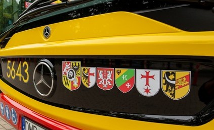 Zdjęcie ilustracyjne: autobus MPK, zbliżenie