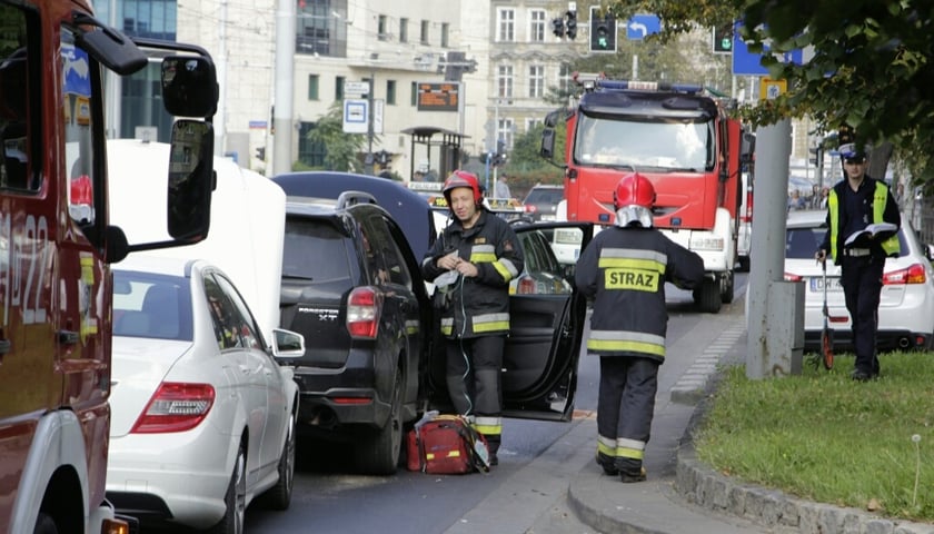 Wypadek na ul. Piłsudskiego