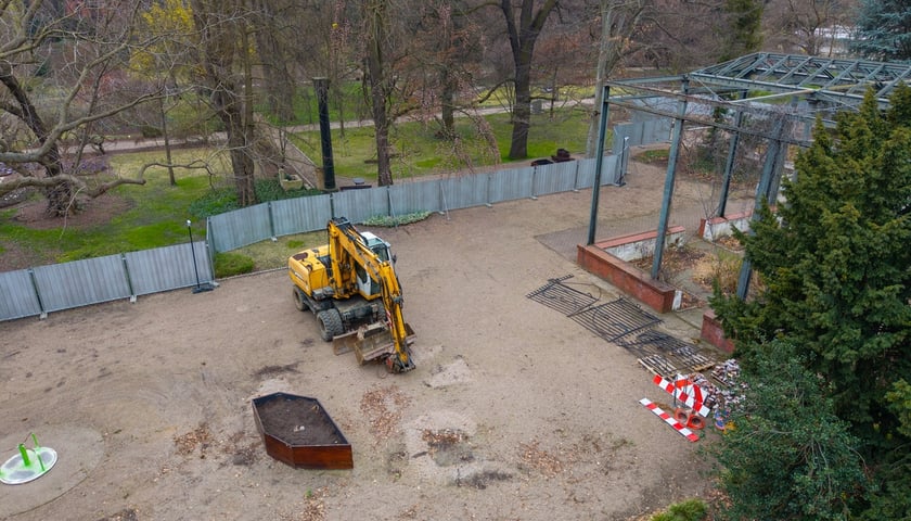 Budowa Palmiarni w Ogrodzie Botanicznym we Wrocławiu