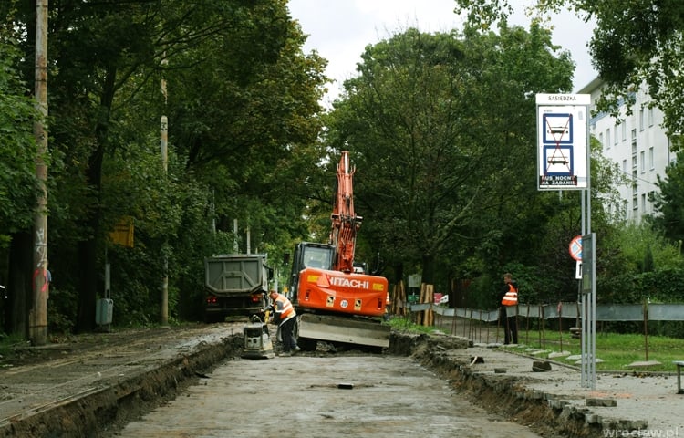 Drzewa blokują roboty na ul. Przyjaźni