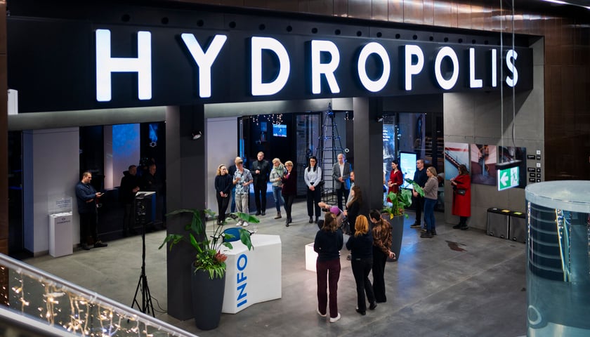 Hydropolis, wnętrze budynku