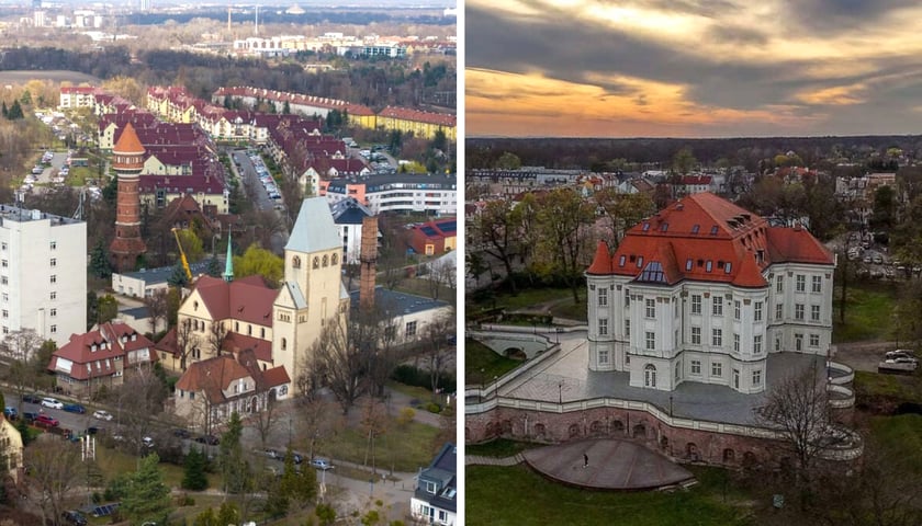 Wrocławskie osiedla / widok z drona