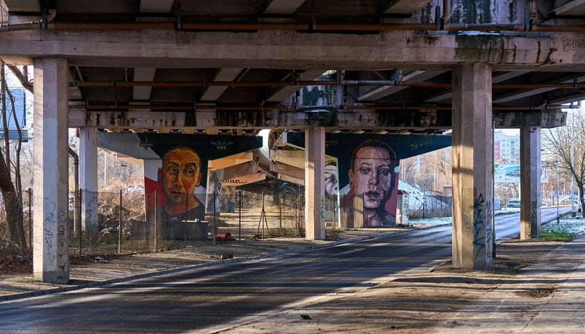 Estakada na Alei Sobieskiego - zdjęcie ze stycznia tego roku