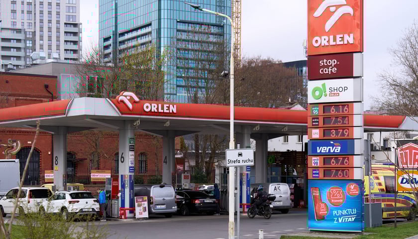 Ceny paliw na wrocławskiej stacji we wtorek 31 marca 2026 roku