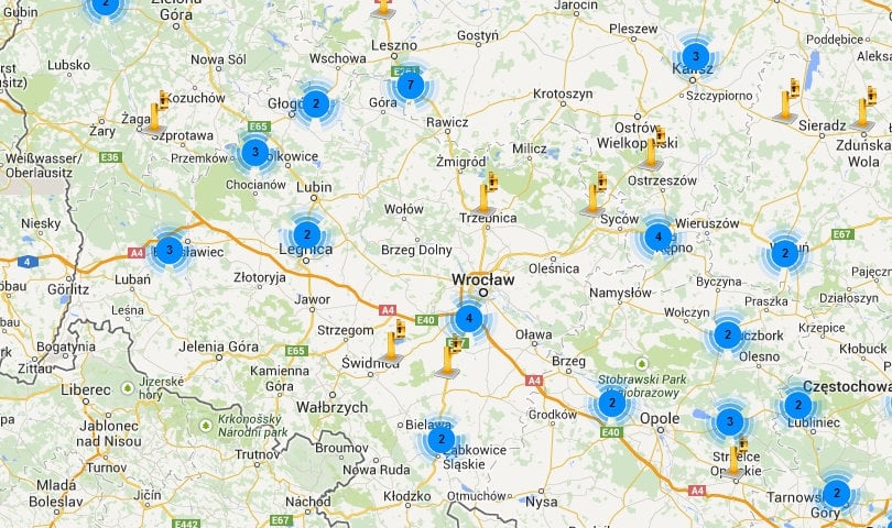 Gdzie trafisz na policyjny radar? [MAPA]