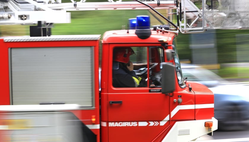 Plama oleju między ul. Suchą a pl. Orląt Lwowskich [ZDJĘCIA]