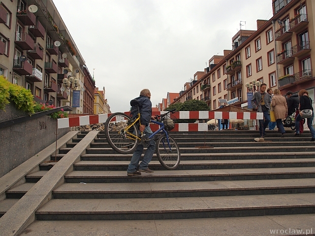Utrudnienia przy przejściu Świdnickim