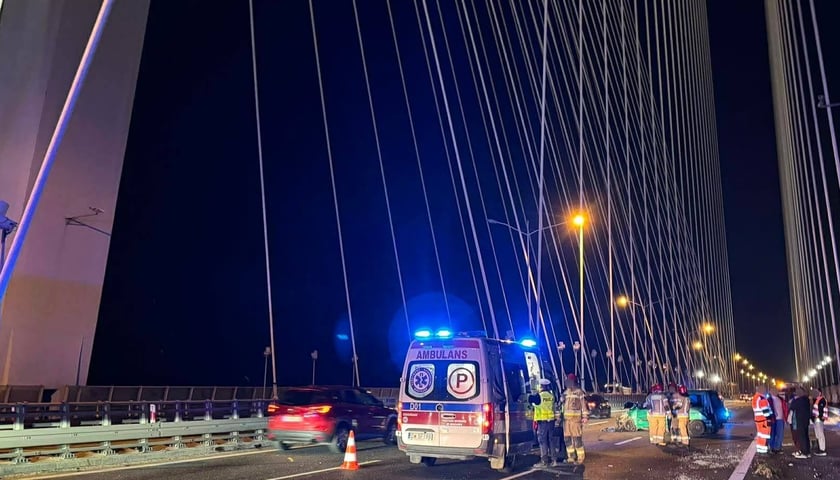 Most Rędziński - wypadek w nocy z 2 na 3 kwietnia