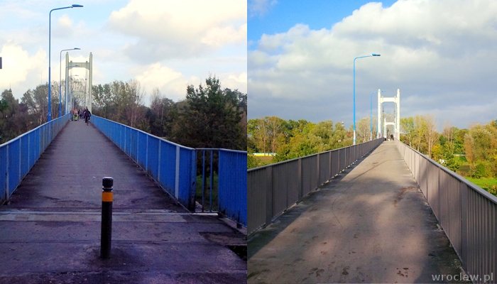 Odświeżają kładkę Zwierzyniecką