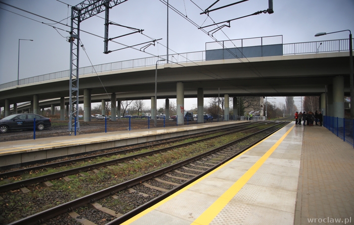 Wrocław: nowy przystanek kolejowy [ZDJĘCIA]
