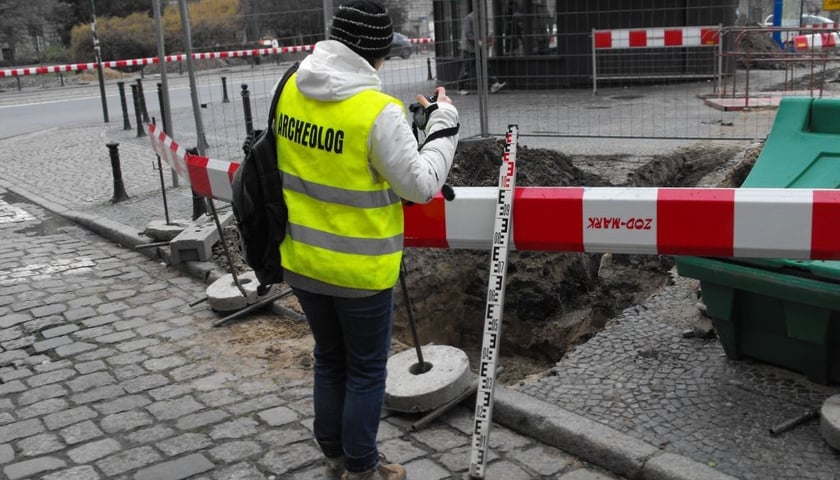 Archeolodzy pracują na pl. Kościuszki