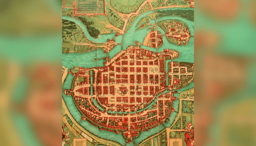 Plan Wrocławia opracowany przez Wernerów w XVI wieku